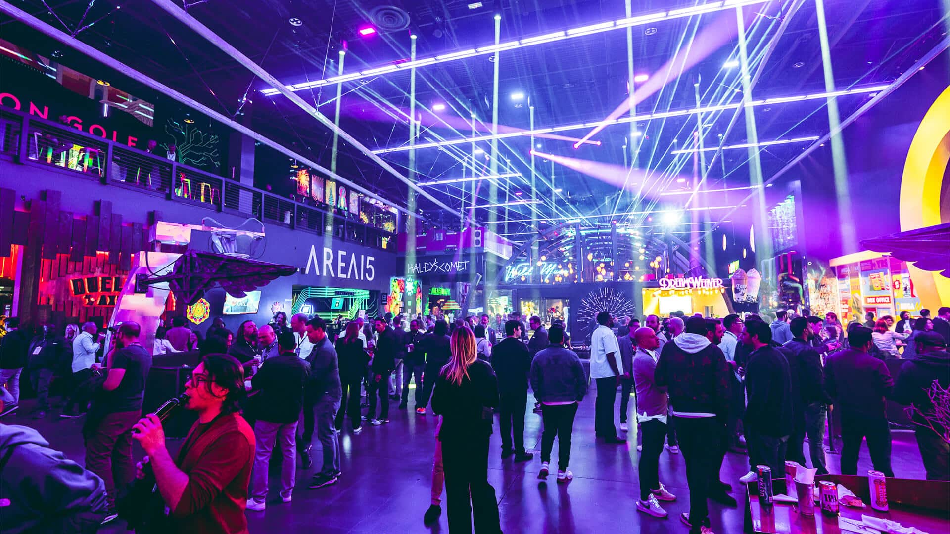 Venue buyout inside the AREA15 spine