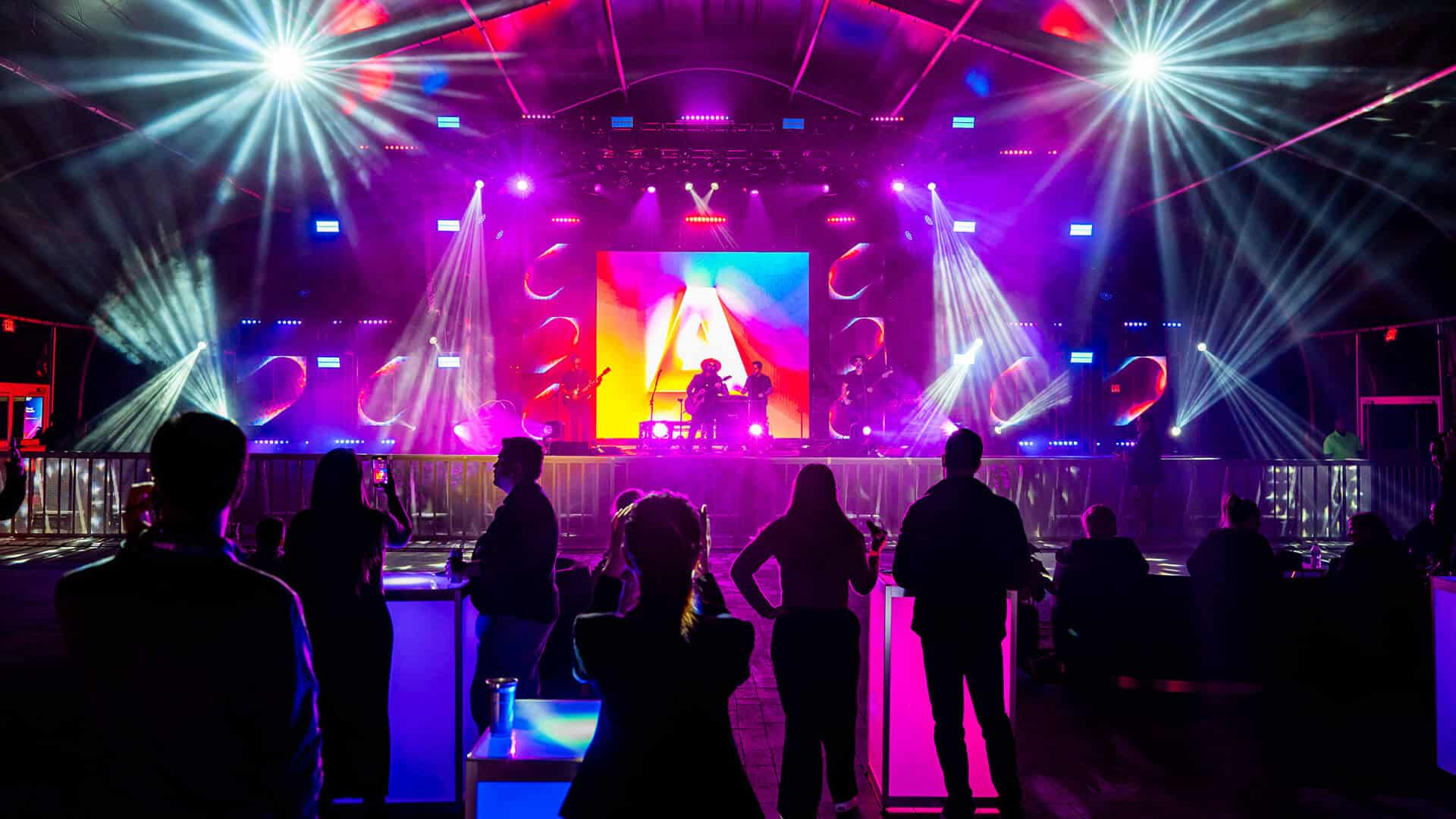 Guests inside A-Lot at AREA15