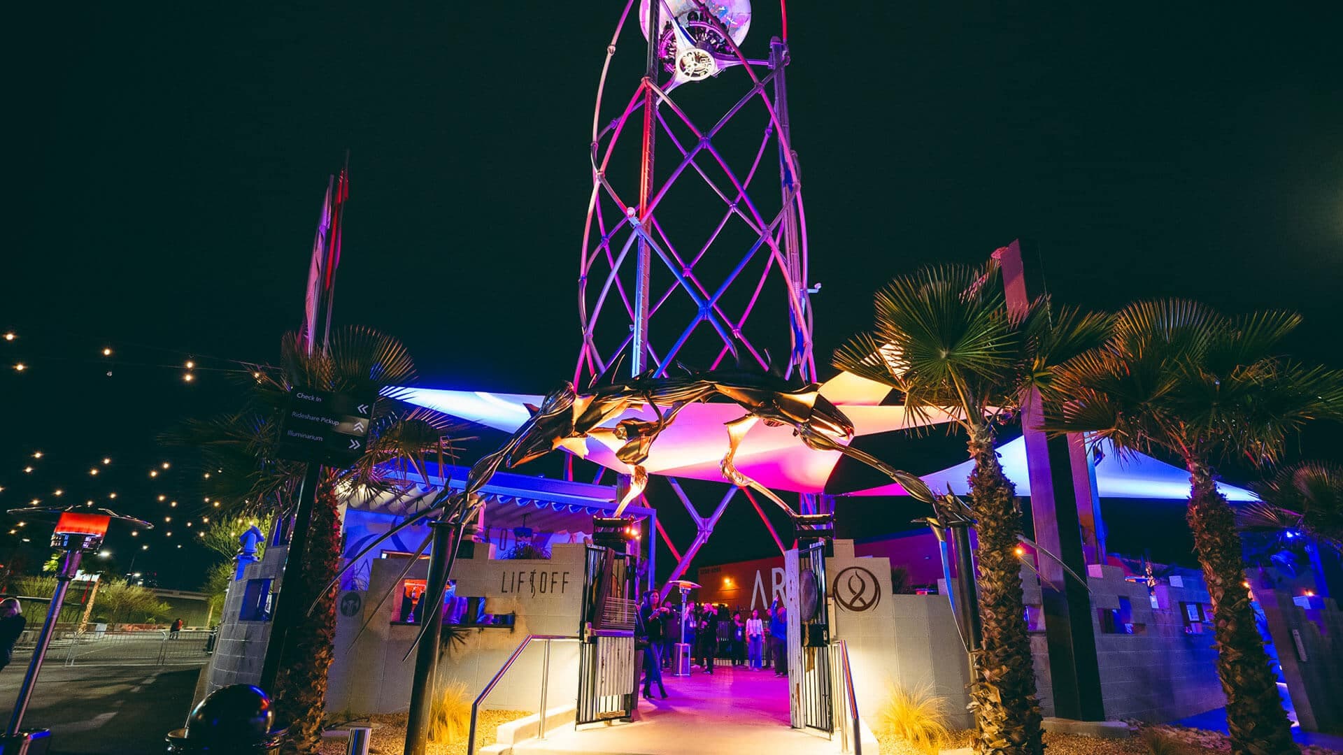 Liftoff bar and ride at AREA15